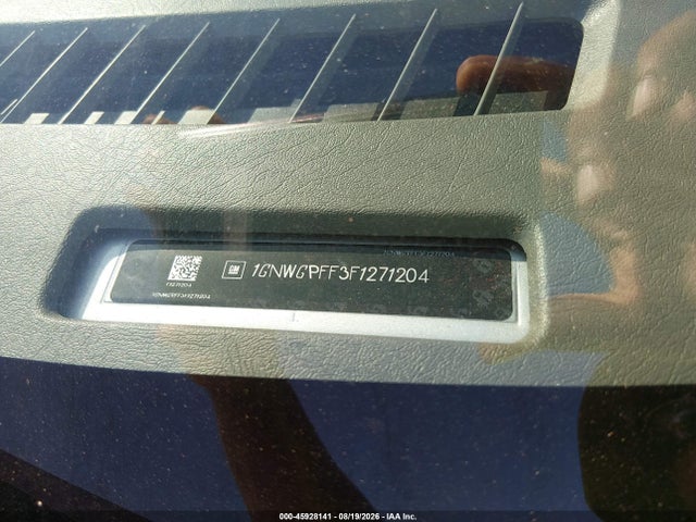 45928141 :رقم المزاد ، 1GNWGPFF3F1271204 vin ، 2015 Chevrolet Express 2500 Ls مزاد بيع
