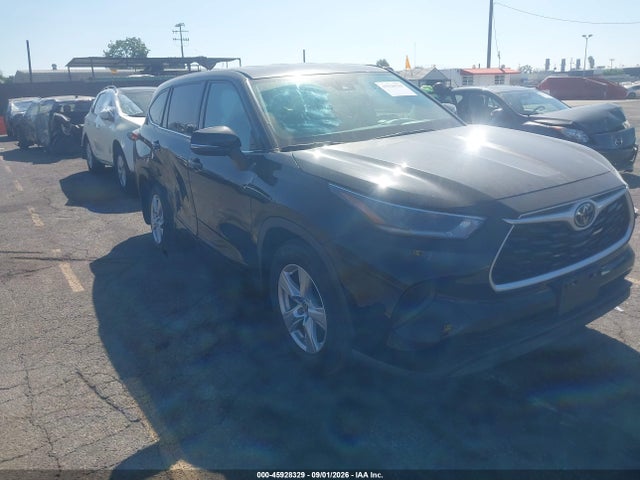 Продаж на аукціоні авто 2021 Toyota Highlander L, vin: 5TDCZRAH5MS083553, номер лоту: 45928329