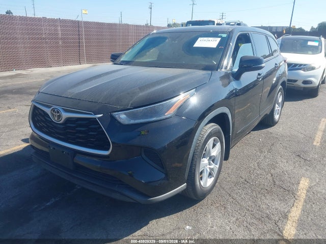 2021 Toyota Highlander L მანქანა იყიდება აუქციონზე, vin: 5TDCZRAH5MS083553, აუქციონის ნომერი: 45928329