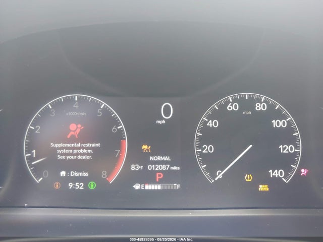Продажа на аукционе авто 2025 Honda Pilot Ex-l, vin: 5FNYG1H49SB192129, номер лота: 45928395
