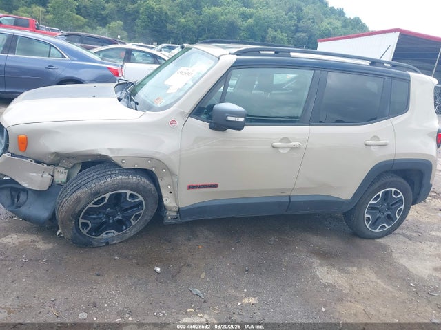 Aukcja sprzedaży 2016 Jeep Renegade Trailhawk, vin: ZACCJBCT9GPD65583, numer aukcji: 45928592