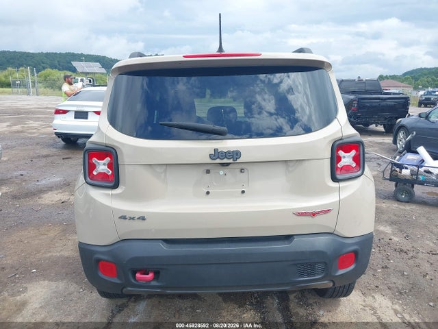 Aukcja sprzedaży 2016 Jeep Renegade Trailhawk, vin: ZACCJBCT9GPD65583, numer aukcji: 45928592