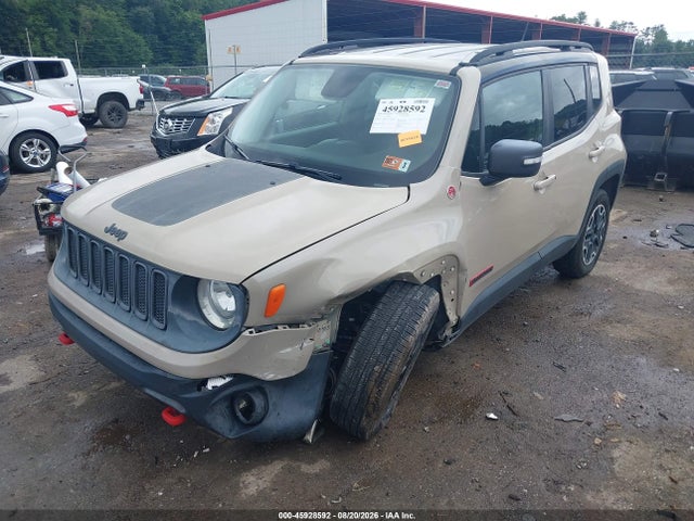 Aukcja sprzedaży 2016 Jeep Renegade Trailhawk, vin: ZACCJBCT9GPD65583, numer aukcji: 45928592