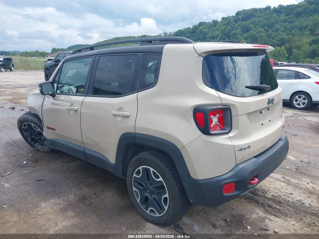 Aukcja sprzedaży 2016 Jeep Renegade Trailhawk, vin: ZACCJBCT9GPD65583, numer aukcji: 45928592