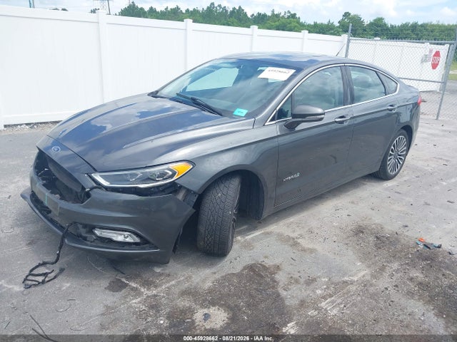 45928662 :رقم المزاد ، 3FA6P0RU8JR127811 vin ، 2018 Ford Fusion Hybrid Titanium مزاد بيع