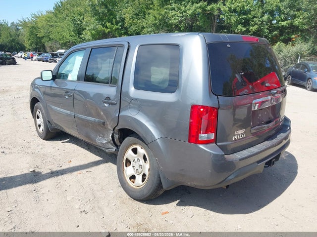 2013 Honda Pilot Lx მანქანა იყიდება აუქციონზე, vin: 5FNYF4H23DB002430, აუქციონის ნომერი: 45928682