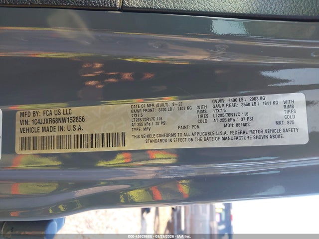 Продаж на аукціоні авто 2022 Jeep Wrangler 4xe Unlimited Rubicon 4x4, vin: 1C4JJXR68NW152856, номер лоту: 45928688