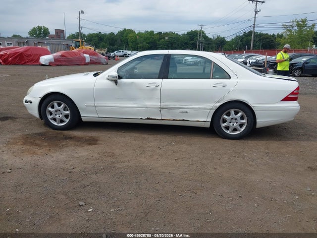 2002 Mercedes-benz S 500 მანქანა იყიდება აუქციონზე, vin: WDBNG75J82A279494, აუქციონის ნომერი: 45928705