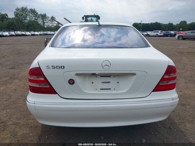 2002 Mercedes-benz S 500 მანქანა იყიდება აუქციონზე, vin: WDBNG75J82A279494, აუქციონის ნომერი: 45928705