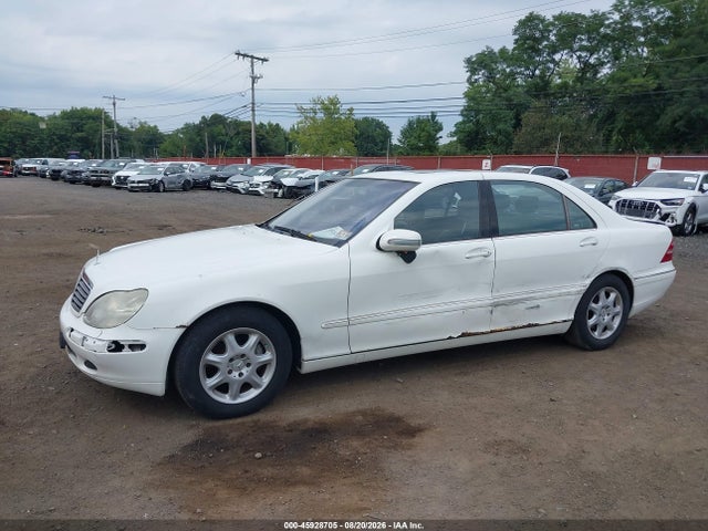 2002 Mercedes-benz S 500 მანქანა იყიდება აუქციონზე, vin: WDBNG75J82A279494, აუქციონის ნომერი: 45928705