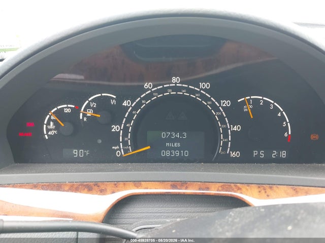 2002 Mercedes-benz S 500 მანქანა იყიდება აუქციონზე, vin: WDBNG75J82A279494, აუქციონის ნომერი: 45928705
