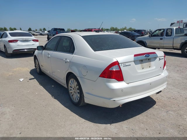 2010 Ford Fusion Hybrid მანქანა იყიდება აუქციონზე, vin: 3FADP0L38AR366461, აუქციონის ნომერი: 45928739