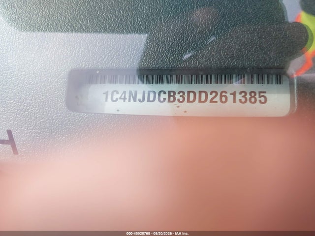 Продаж на аукціоні авто 2013 Jeep Compass Limited, vin: 1C4NJDCB3DD261385, номер лоту: 45928768