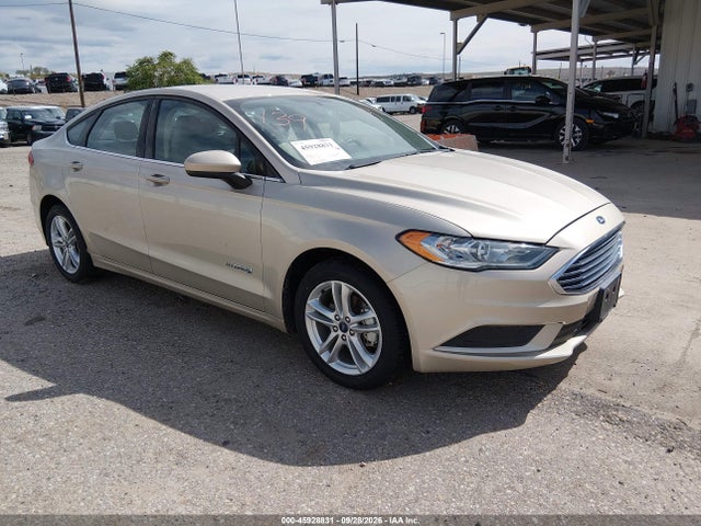Продажа на аукционе авто 2018 Ford Fusion Hybrid S, vin: 3FA6P0UU9JR254347, номер лота: 45928831