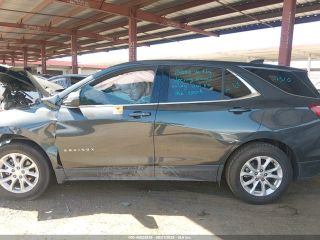 2020 Chevrolet Equinox Fwd Lt 1.5l Turbo მანქანა იყიდება აუქციონზე, vin: 3GNAXKEV2LS572854, აუქციონის ნომერი: 45928839