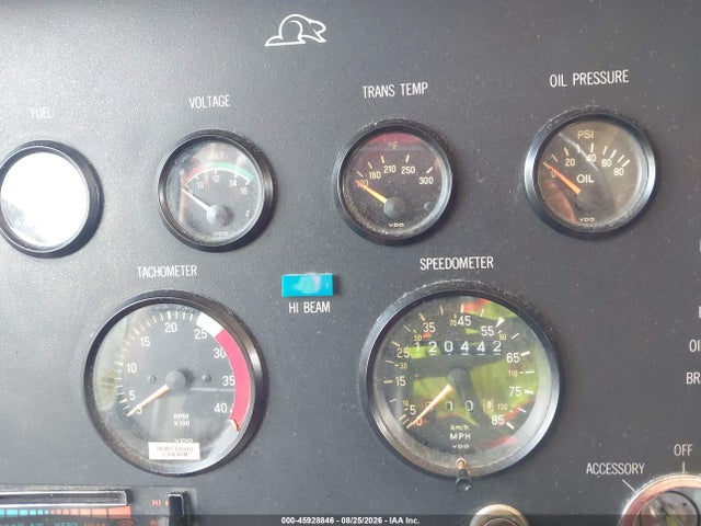 45928846 :رقم المزاد ، 46GED0417K1050897 vin ، 1989 Gillig Incomplete Motorhome Chss مزاد بيع