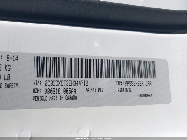 Продаж на аукціоні авто 2014 Dodge Charger R/t, vin: 2C3CDXCT3EH344719, номер лоту: 45928937