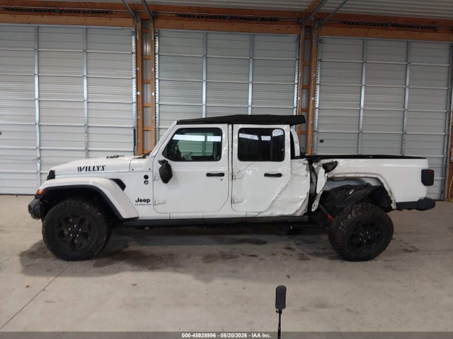2021 Jeep Gladiator Willys 4x4 მანქანა იყიდება აუქციონზე, vin: 1C6JJTAM6ML542557, აუქციონის ნომერი: 45928996