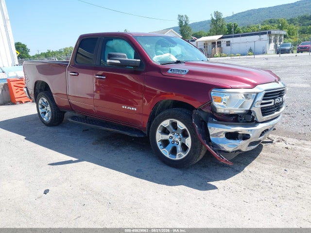 45929063 :رقم المزاد ، 1C6SRFBT2KN636411 vin ، 2019 Ram 1500 Big Horn/lone Star  4x4 6'4 Box مزاد بيع