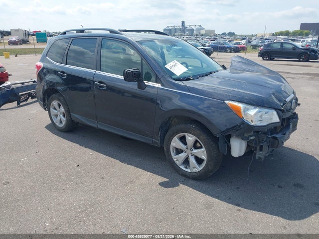 2015 Subaru Forester 2.5i Limited მანქანა იყიდება აუქციონზე, vin: JF2SJARC2FH831858, აუქციონის ნომერი: 45929077