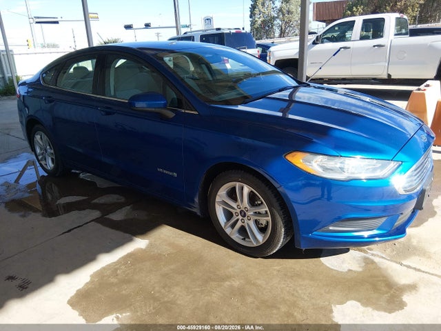 2018 Ford Fusion Hybrid S მანქანა იყიდება აუქციონზე, vin: 3FA6P0UU0JR273658, აუქციონის ნომერი: 45929160