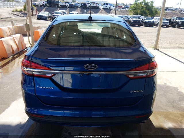 2018 Ford Fusion Hybrid S მანქანა იყიდება აუქციონზე, vin: 3FA6P0UU0JR273658, აუქციონის ნომერი: 45929160