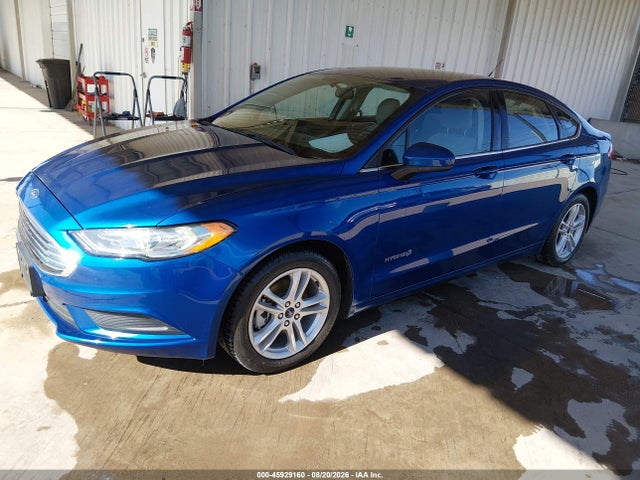 2018 Ford Fusion Hybrid S მანქანა იყიდება აუქციონზე, vin: 3FA6P0UU0JR273658, აუქციონის ნომერი: 45929160