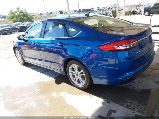 2018 Ford Fusion Hybrid S მანქანა იყიდება აუქციონზე, vin: 3FA6P0UU0JR273658, აუქციონის ნომერი: 45929160