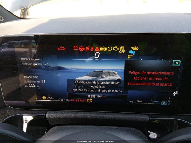 Aukcja sprzedaży 2025 Mercedes-benz Gla 250 4matic, vin: W1N4N4GB0SJ730904, numer aukcji: 45929203