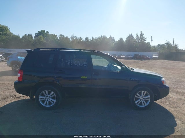 2006 Toyota Highlander Hybrid Limited V6 მანქანა იყიდება აუქციონზე, vin: JTEEW21AX60003161, აუქციონის ნომერი: 45929342