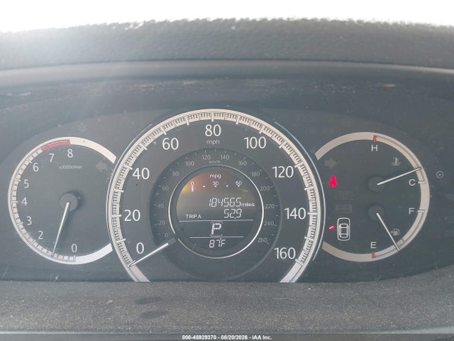 2013 Honda Accord Ex-l მანქანა იყიდება აუქციონზე, vin: 1HGCR2F80DA207338, აუქციონის ნომერი: 45929370