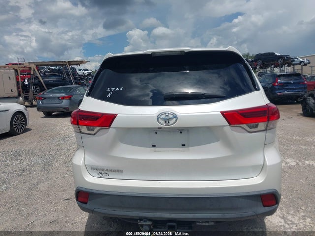 45929404 :رقم المزاد ، 5TDZZRFH9KS300117 vin ، 2019 Toyota Highlander Le مزاد بيع