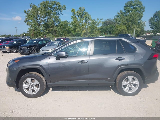 45929446 :رقم المزاد ، 4T3MWRFV2MU018783 vin ، 2021 Toyota Rav4 Hybrid Le مزاد بيع