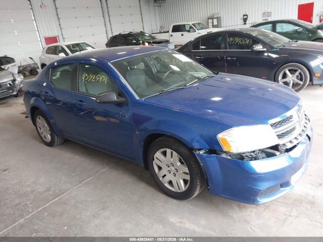 45929451 :رقم المزاد ، 1C3CDZAB6EN187734 vin ، 2014 Dodge Avenger Se مزاد بيع