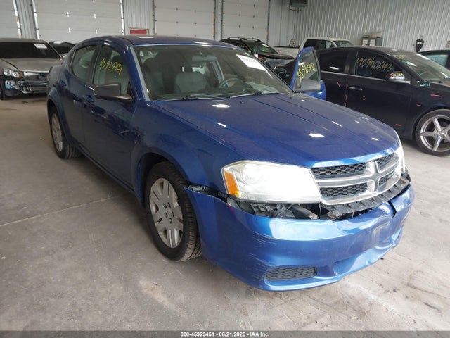 45929451 :رقم المزاد ، 1C3CDZAB6EN187734 vin ، 2014 Dodge Avenger Se مزاد بيع