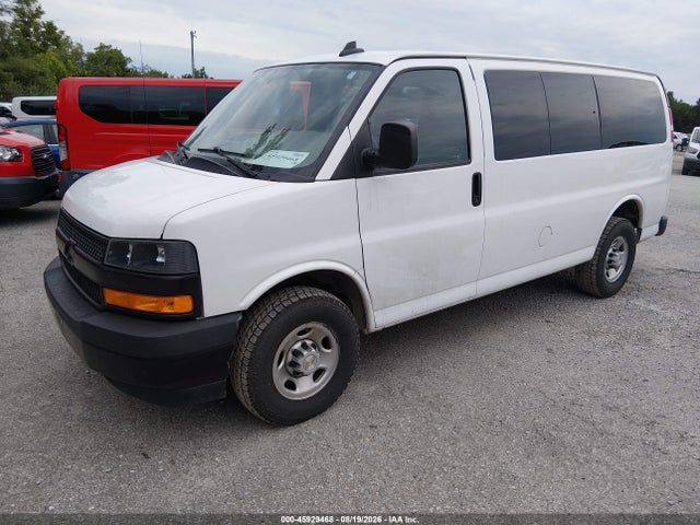 45929468 :رقم المزاد ، 1GAWGEFP7P1106546 vin ، 2023 Chevrolet Express Passenger Rwd 2500 Regular Wheelbase Ls مزاد بيع