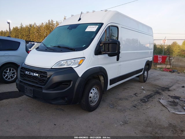 2023 Ram Promaster 2500 High Roof 159 Wb მანქანა იყიდება აუქციონზე, vin: 3C6LRVDG1PE549416, აუქციონის ნომერი: 45929633