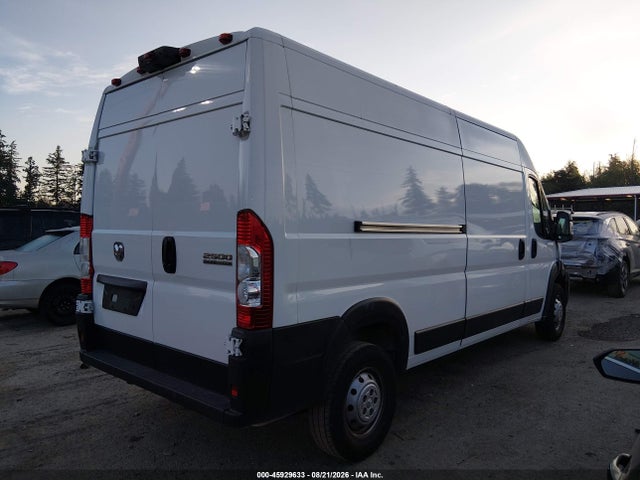 2023 Ram Promaster 2500 High Roof 159 Wb მანქანა იყიდება აუქციონზე, vin: 3C6LRVDG1PE549416, აუქციონის ნომერი: 45929633