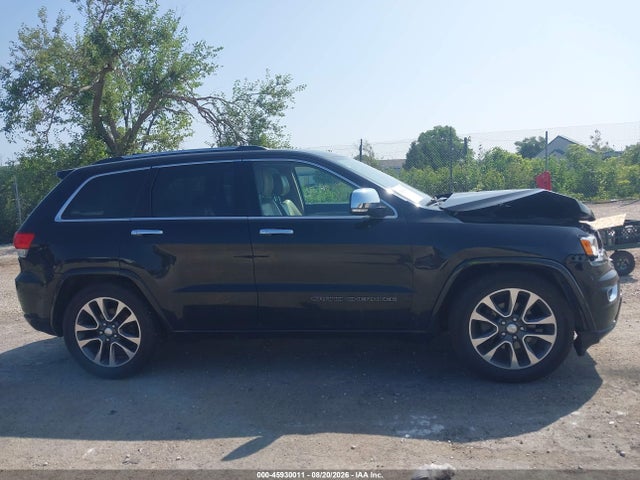 2017 Jeep Grand Cherokee Overland მანქანა იყიდება აუქციონზე, vin: 1C4RJFCG8HC641519, აუქციონის ნომერი: 45930011