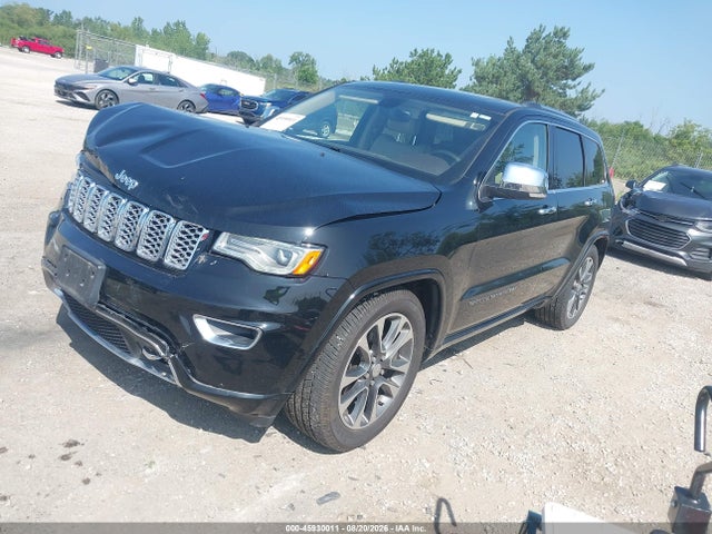 2017 Jeep Grand Cherokee Overland მანქანა იყიდება აუქციონზე, vin: 1C4RJFCG8HC641519, აუქციონის ნომერი: 45930011