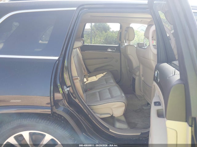 2017 Jeep Grand Cherokee Overland მანქანა იყიდება აუქციონზე, vin: 1C4RJFCG8HC641519, აუქციონის ნომერი: 45930011