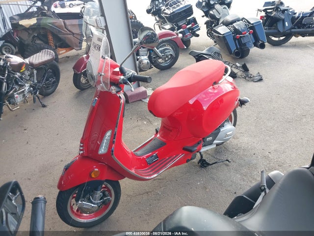 Aukcja sprzedaży 2025 Vespa Primavera/sprint 150, vin: ZAPMD18G8S5102003, numer aukcji: 45930038