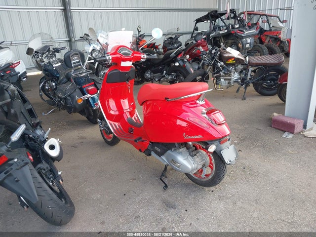 Aukcja sprzedaży 2025 Vespa Primavera/sprint 150, vin: ZAPMD18G8S5102003, numer aukcji: 45930038