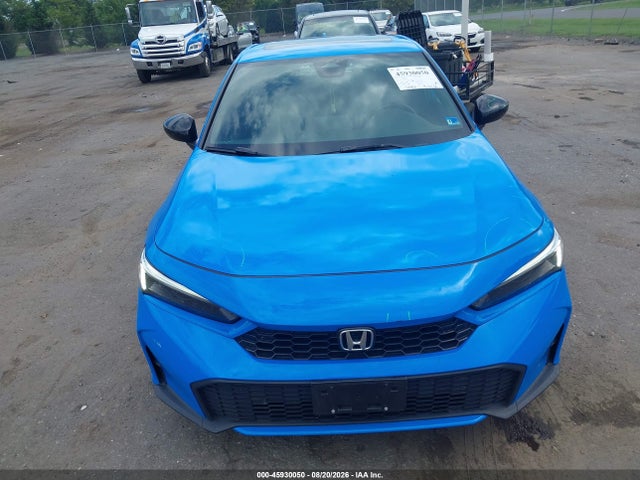 2025 Honda Civic Hybrid Sport მანქანა იყიდება აუქციონზე, vin: 19XFL4H88SE007310, აუქციონის ნომერი: 45930050