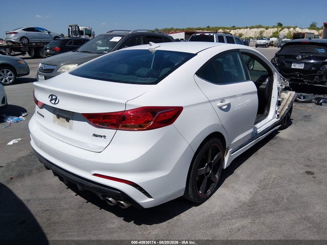 45930174 :رقم المزاد ، KMHD04LB0JU554957 vin ، 2018 Hyundai Elantra Sport مزاد بيع