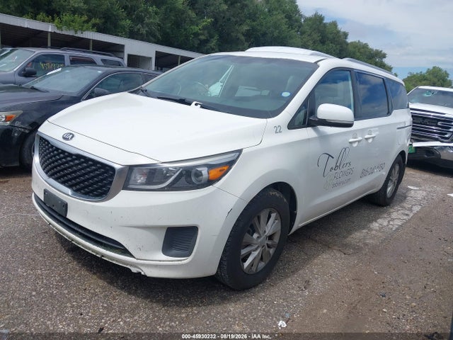 45930232 :رقم المزاد ، KNDMB5C13G6199193 vin ، 2016 Kia Sedona Lx مزاد بيع