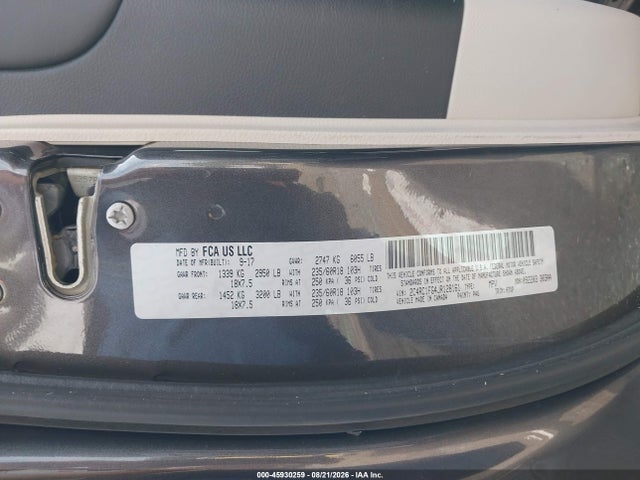 Aukcja sprzedaży 2018 Chrysler Pacifica Touring Plus, vin: 2C4RC1FG4JR128161, numer aukcji: 45930259
