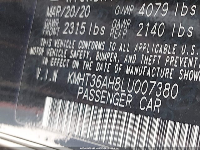 Hyundai VELOSTER N 2020 KMHT36AH8LU007380 Image 9