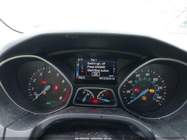 2014 Ford Focus Titanium მანქანა იყიდება აუქციონზე, vin: 1FADP3J21EL173293, აუქციონის ნომერი: 45930430
