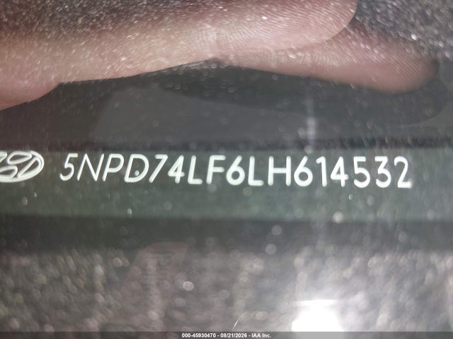 Продаж на аукціоні авто 2020 Hyundai Elantra Se, vin: 5NPD74LF6LH614532, номер лоту: 45930470